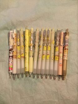 Sanrio Character Gel Pens each $1.50