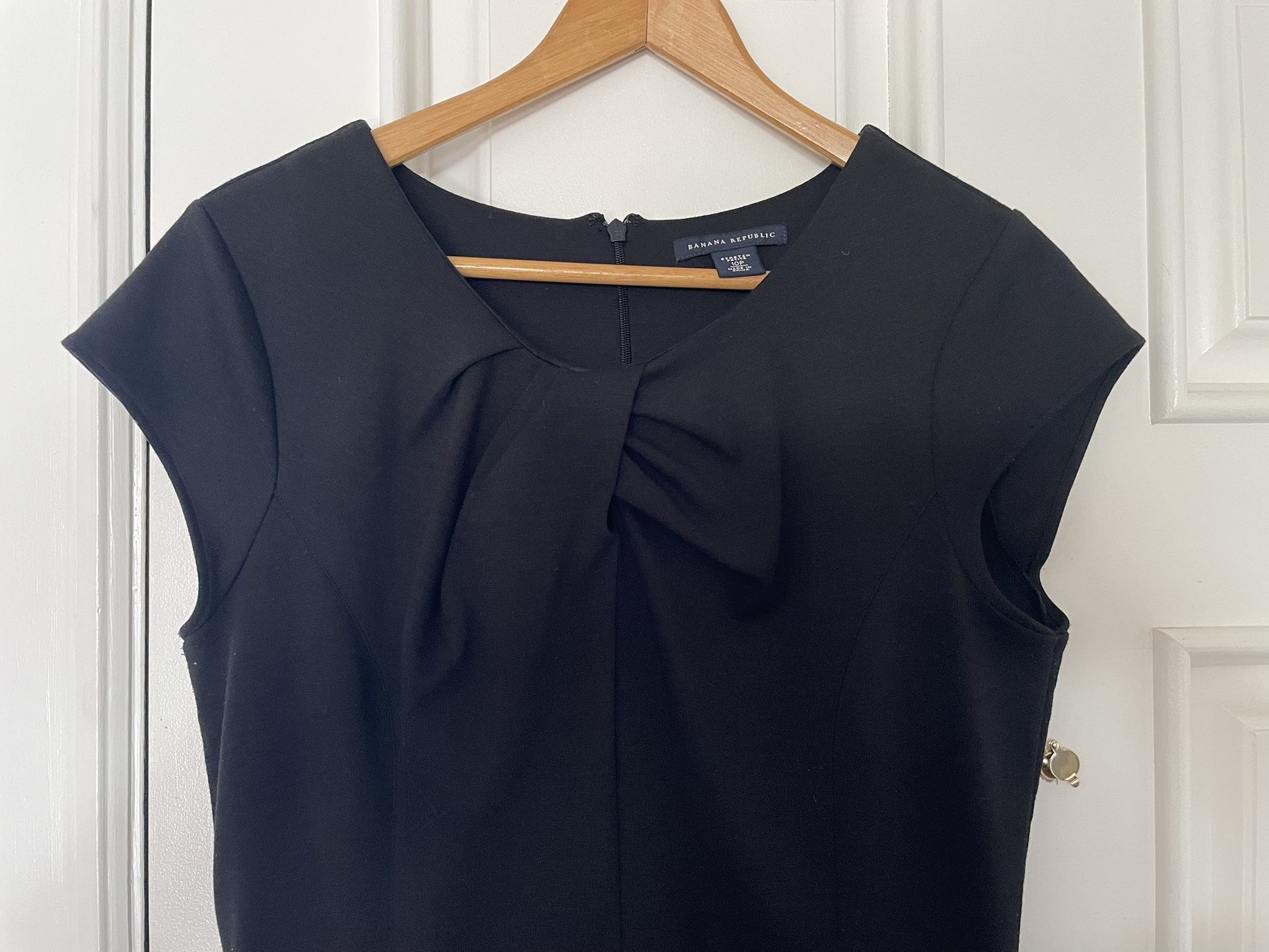 Banana Republic Black Dress 10p