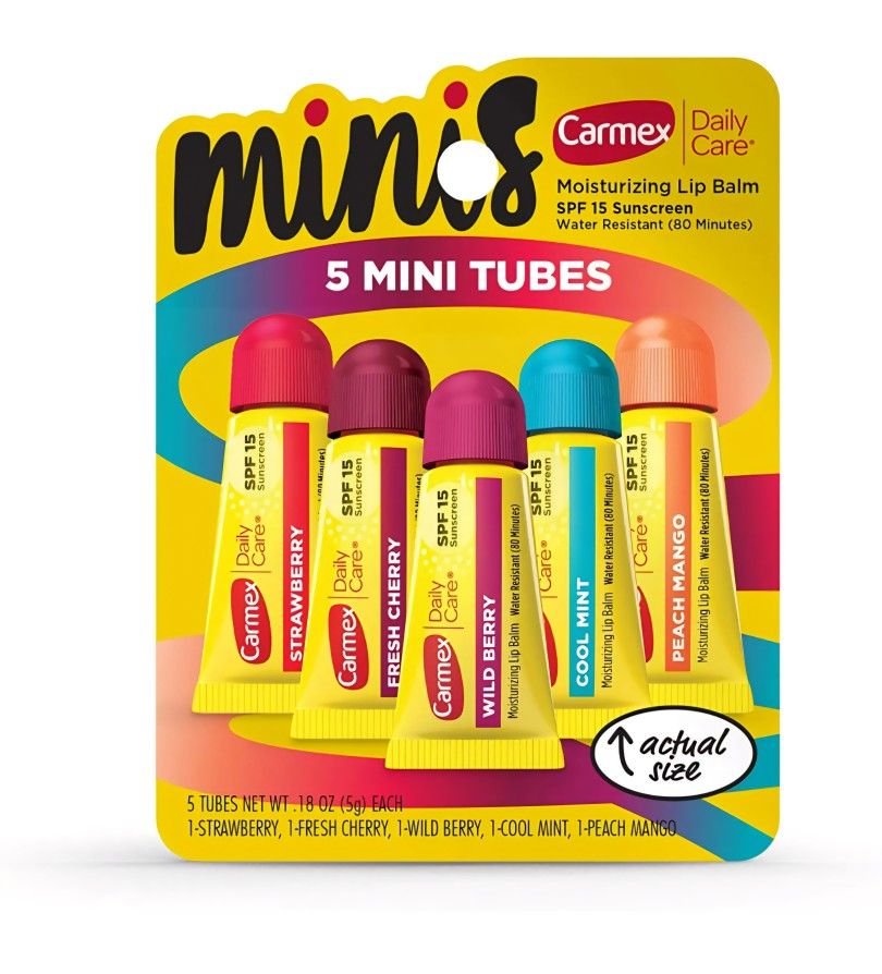 CARMAX DAILY CARE MINIS LIP BALM 5- PACK