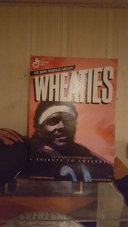 Payton Wheaties box