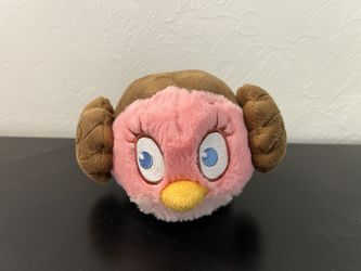 Angry Birds Star Wars 5” Princess Leia Pink Stella Plush Toy Commonwealth 2012