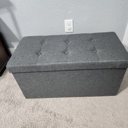 Foldable Storage ottoman box (30"L x14" Wx15"H)
