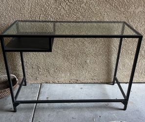 Table. Glass desk. Entry table.