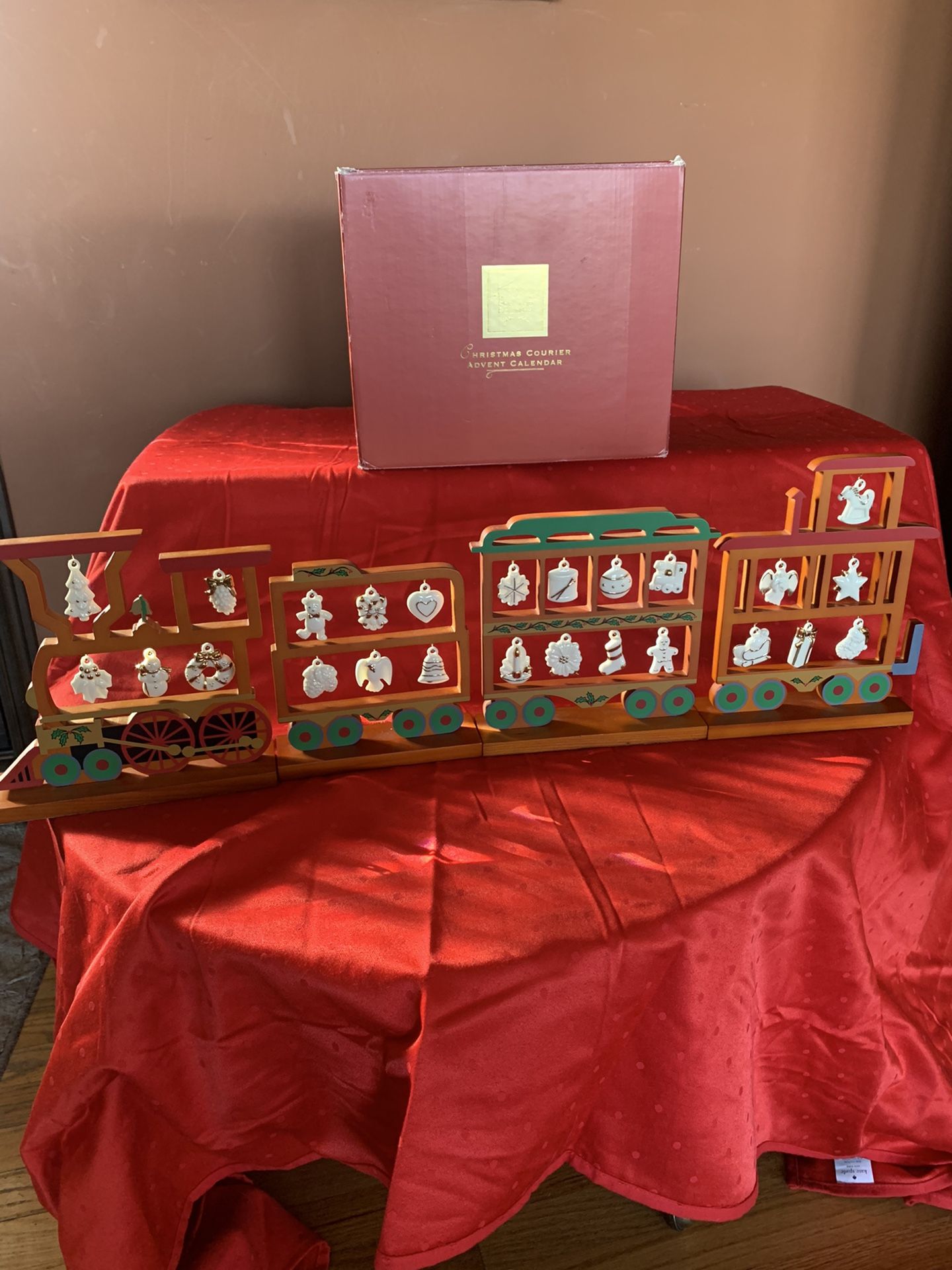 Lenox '08 Christmas Courier Train Advent Calendar for Sale in San