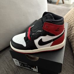 Kids Jordan 1 Black Toe