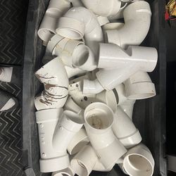 Large Lot of PVC Plumbing Fittings