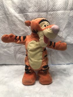 Get Up 'n Bounce Tigger Sings, Dances, Bounces-Fisher Price 2002 Mattel-Tested!