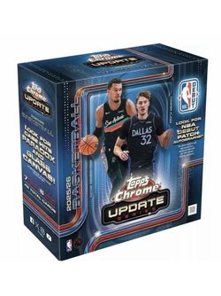 2025/26 Topps Chrome Update Series Basketball Blaster Box and Mega!