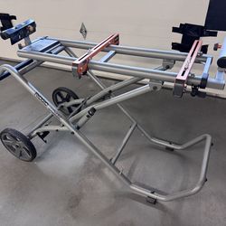 RIDGID Flip Top Portable Tool Stand w/ Wheels – Heavy Duty