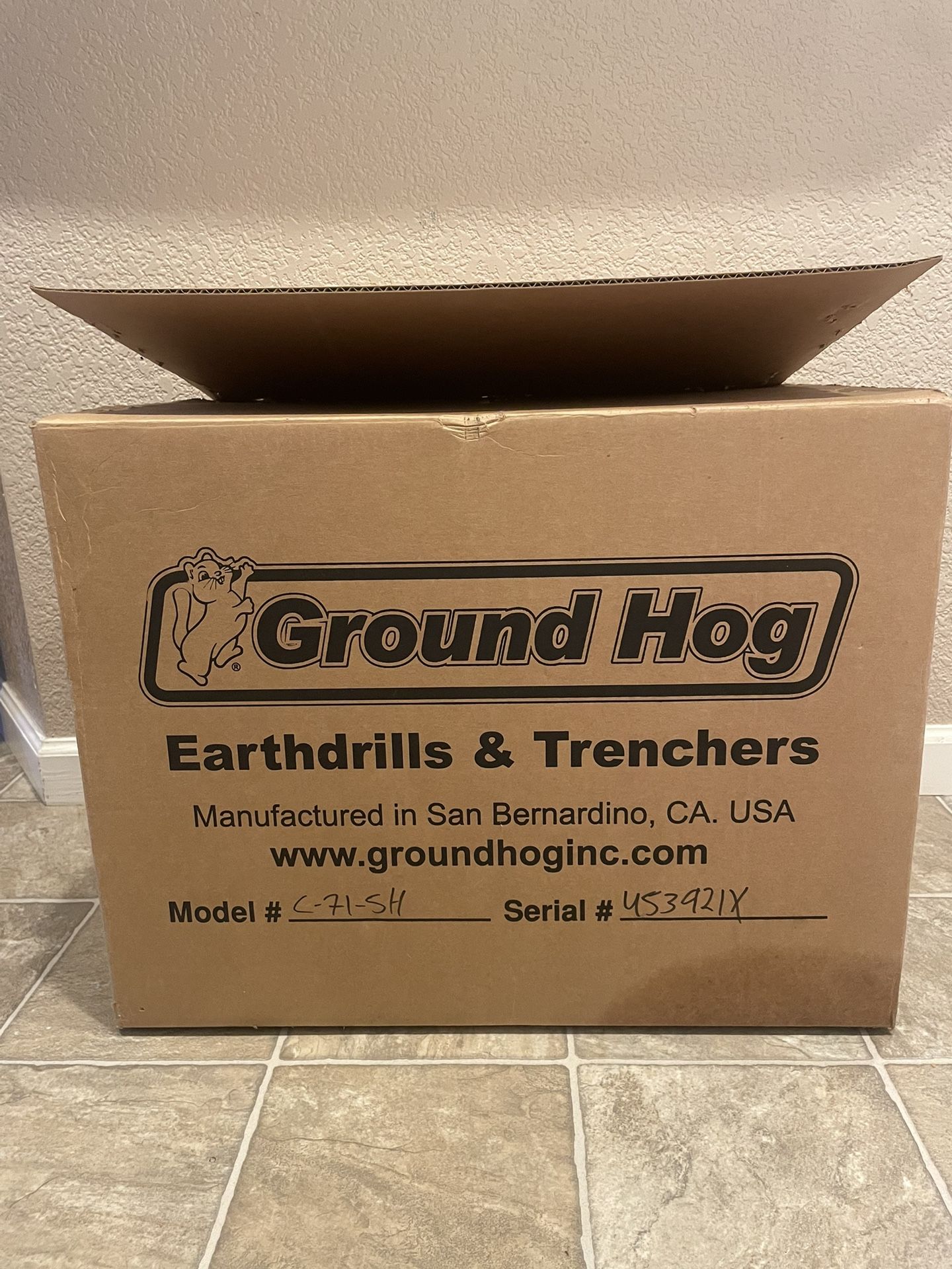 2023 Ground Hog C-71-5H Man Auger/Post Hole Digger with Auger!
