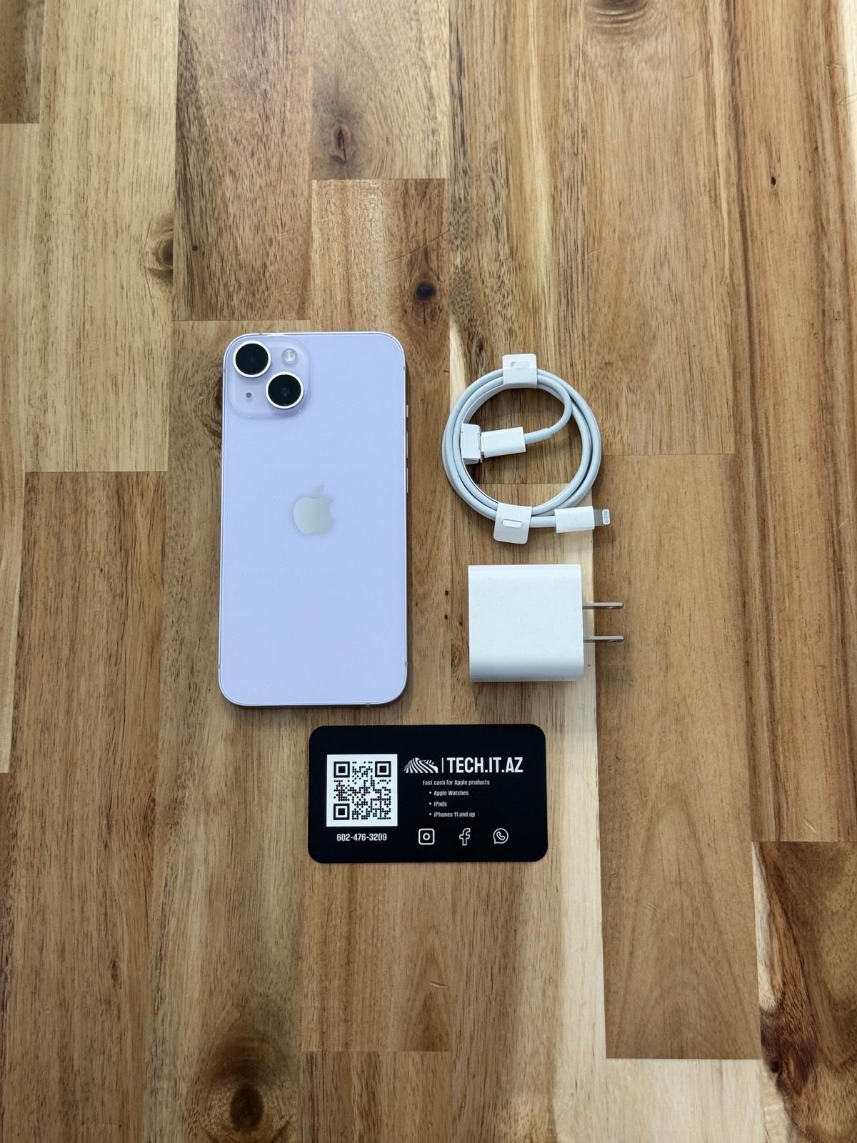 📱 iPhone 14 | 128GB | Purple | Cricket Only | Hablo Español