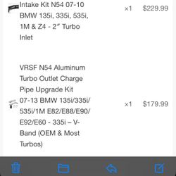 BMW 335i Inlets And Outlets 