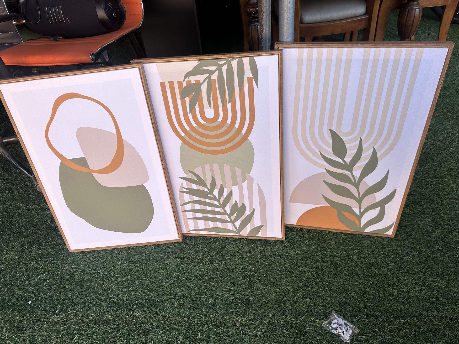 3 Framed Boho New $50