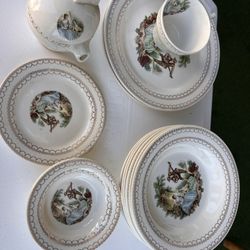 Porcelain American Limoges Dinner Set