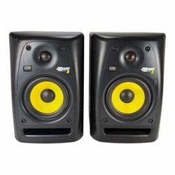 KRK Rokit 5 RPG2 (Gen 2) Black Powered Studio Monitor Speakers - Pair