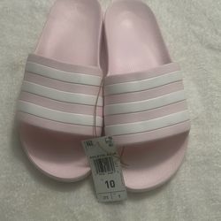 Adidas sandals light pink