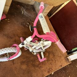 Pink girly bike