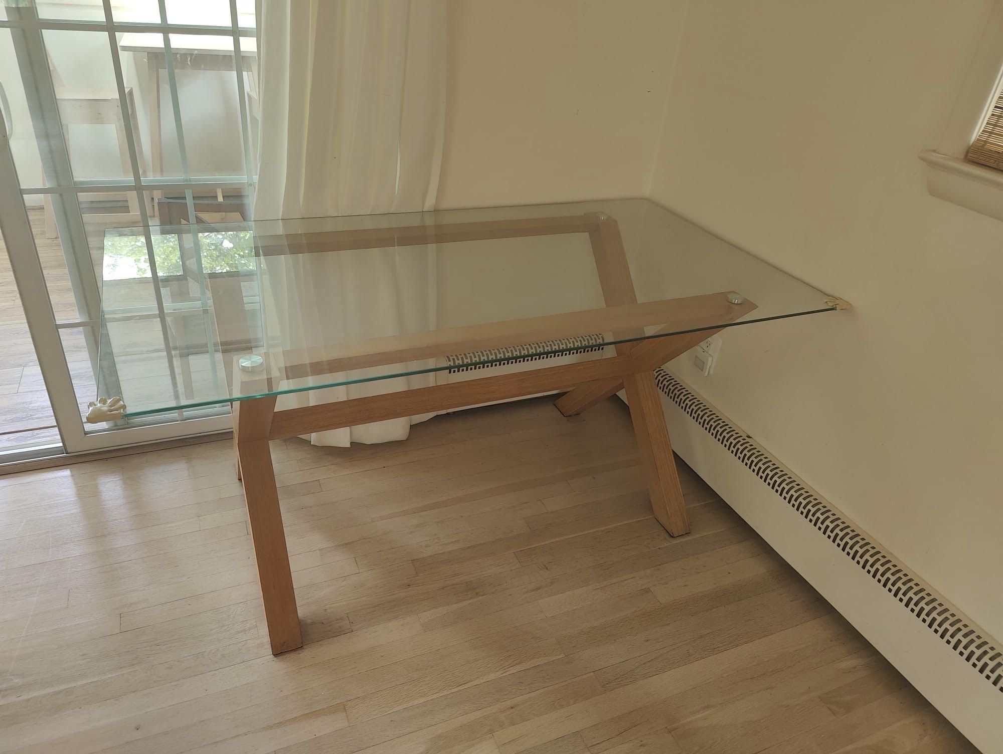 Glass Dining Table 