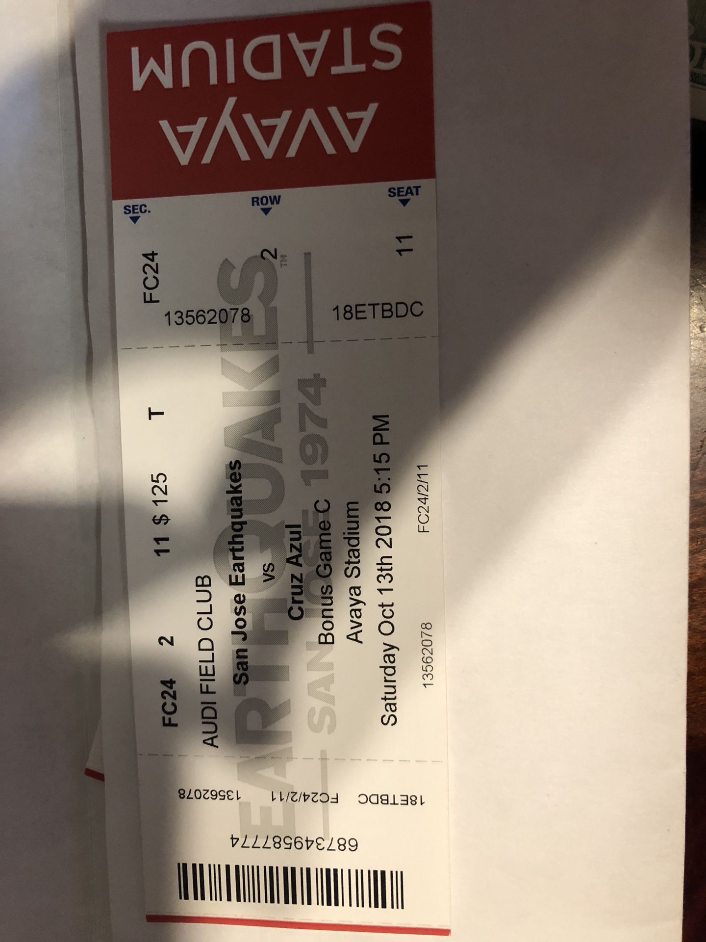 San José Earthquakes vs cruz azul
