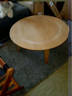 Eames style Bentwood Round Coffee Table