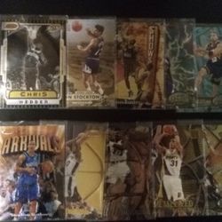 NBA SUPERSTAR CARD LOT - Sports Cards Charles Barkley Chris Webber Reggie Miller Karl Malone Jason Kidd John Stockton David Robinson Kings Sacramento

