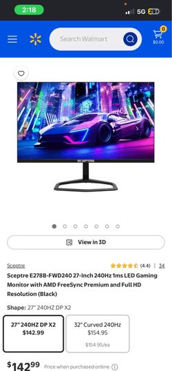 Sceptre brand new monitor (dm for pictures)