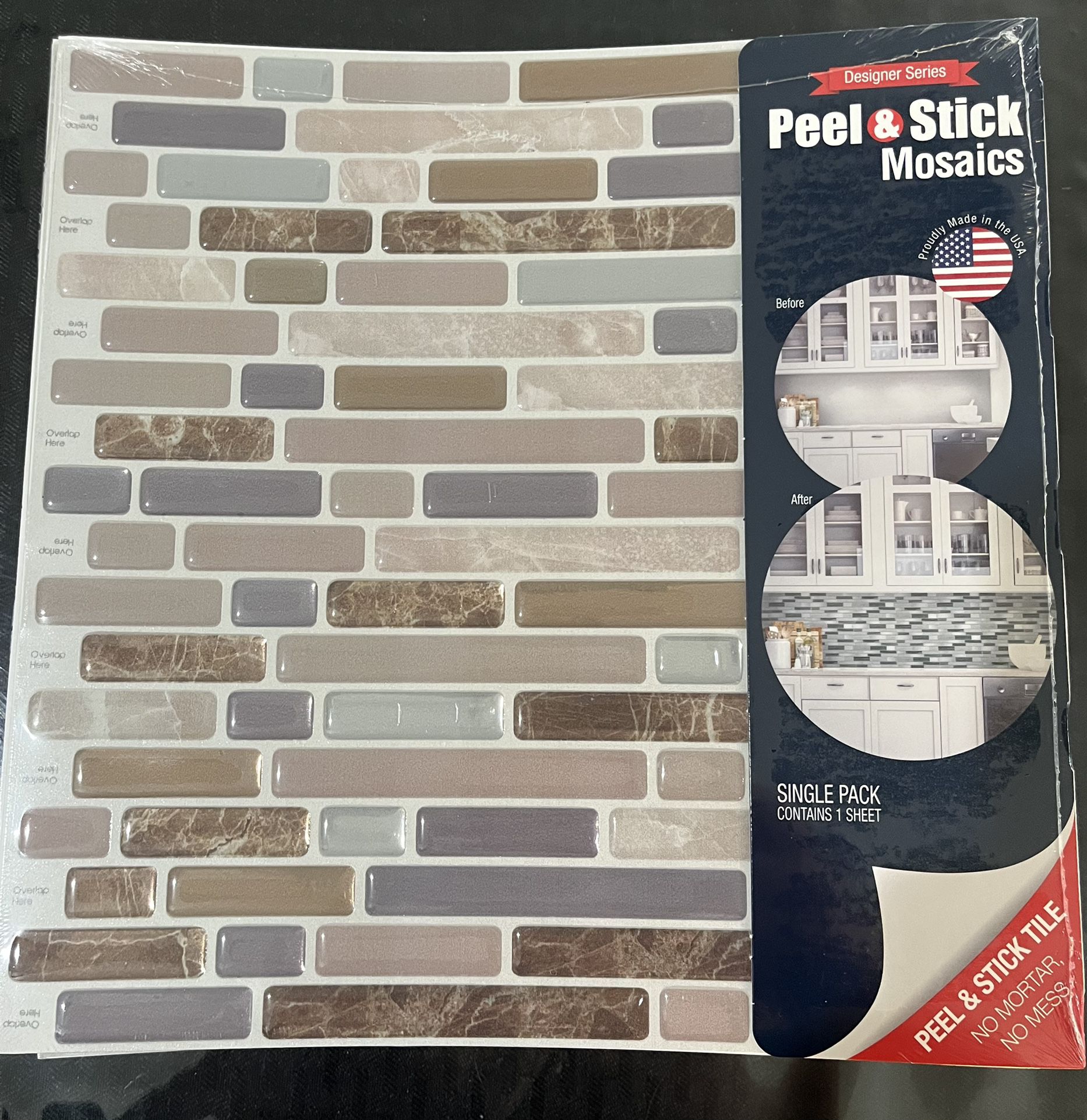 25 Peel And Stick Tile Sheets 