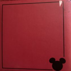 Mickey Mouse Scrapbook/Photo Book