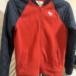 Abercrombie Kids Red and Blue Raglan Sweatshirt