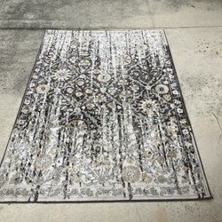 5x8’ HAND WASHED & SANITIZED Modway Jewel Distressed Contemporary Area Rug - Compare @$100