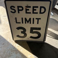 Speed Limit Sign 