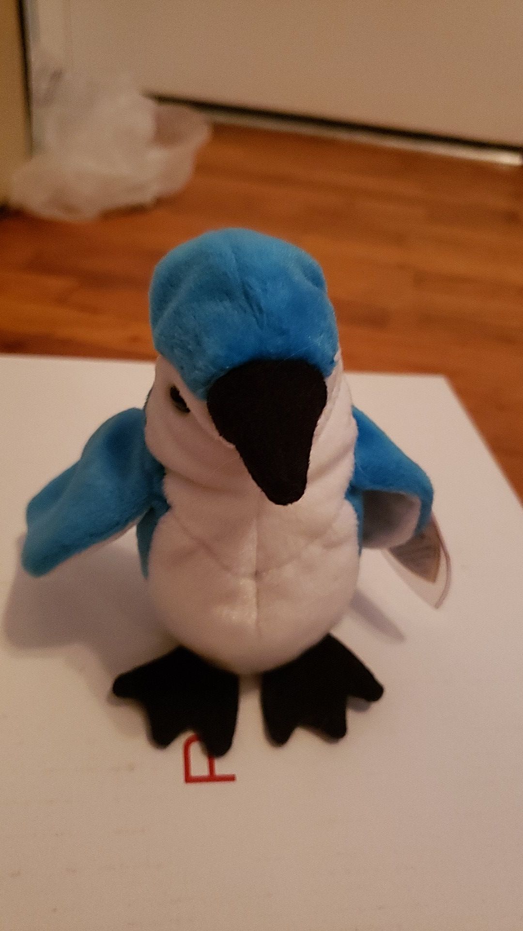 Rocket (Blue Jay Bird Beanie baby)