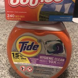 Tide Pods & Bounce Dryer Sheets !!