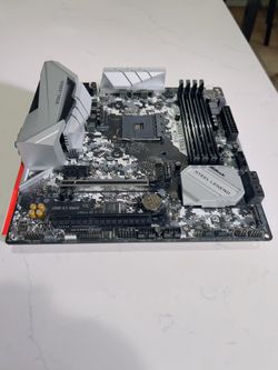 ASRock B450M STEEL LEGEND Micro ATX AM4 DDR4 Gaming Motherboard