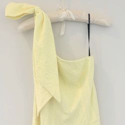 Yellow Nanette Lepore One Shoulder Dress