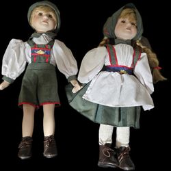 House of Lloyd -- Private Collection 1994 porcelain dolls.