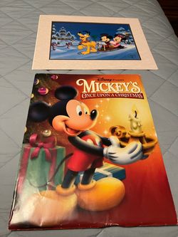 😀Disney Mickey's Once Upon a Christmas Print Set