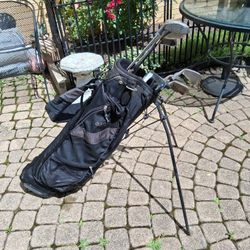 Golf Clubs And Drivers With Bag 