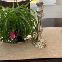 Silver Plated Candle Holder 