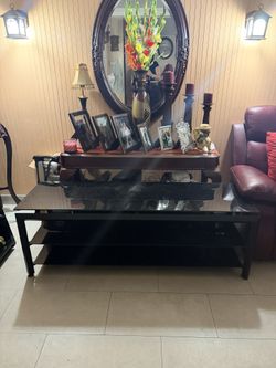 Black TV Stand