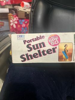 Rio Beach Portable Sun Shelter W/ Sun Protection Of SPF 50
