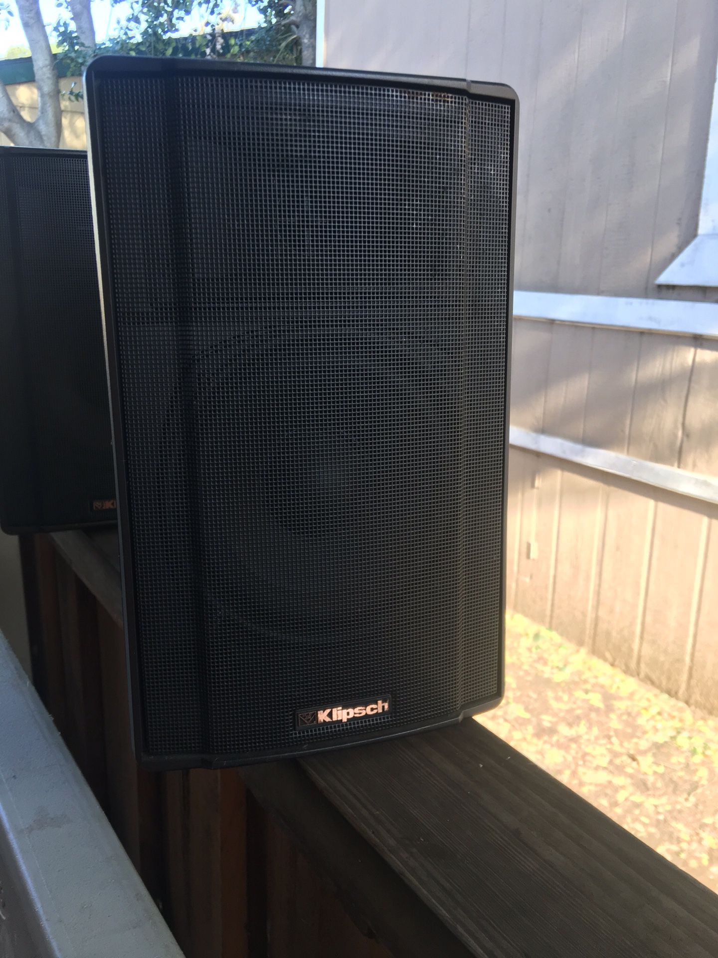 3 pcs. klipsch speaker 7” wide and 10” tall