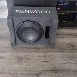 12 Inch Subwoofer Kenwood/ Boss Amp