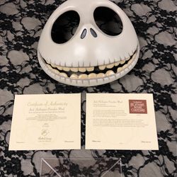 Jack Skellington Porcelain Mask Ltd Ed Of 1993  New In Opened Box Nmbc