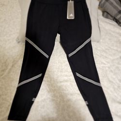 Women's Adidas Leggings- 3 Stripe