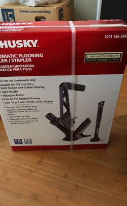 Husky Pneumatic 16-Gauge Flooring Nailer/Stapler