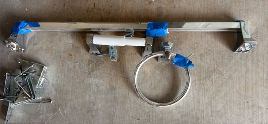 Bathroom Hardware Set- includes towel bar, towel ring & TP holder in chrome