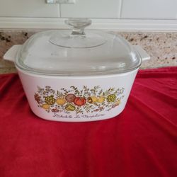 Corningware 3qt Spice Of Life Casserole W/Lid