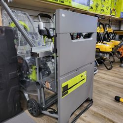 Ryobi 10inch Table Saw With Stand Extended table