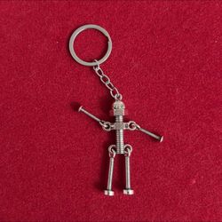 Metal Robot Keychain